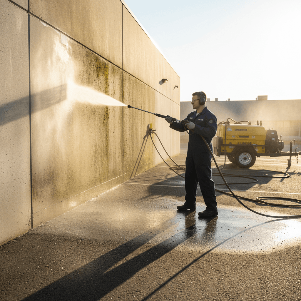 Eco-friendly pressure washing service