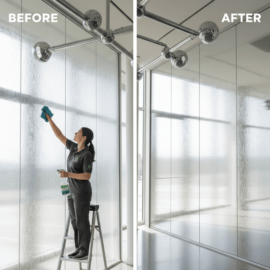 Post-construction commercial cleanup